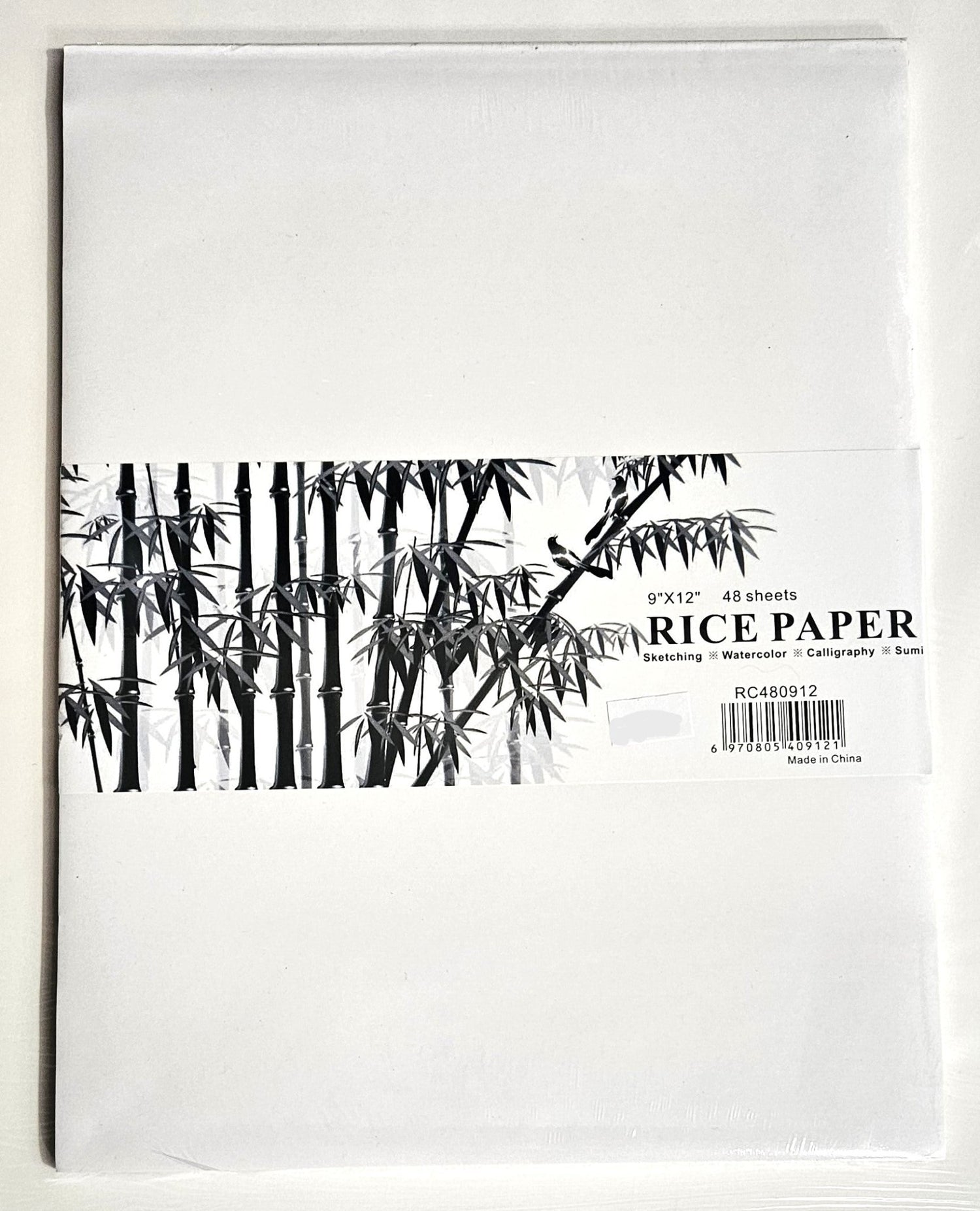 Rice Paper Pad 9 x 12" 48 sheets - theartshop.com.au