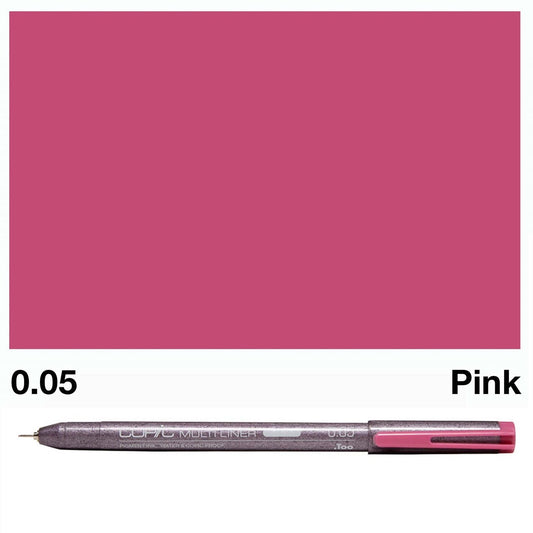 Sakura Pink Copic Multi Liners 0.05mm - theartshop.com.au