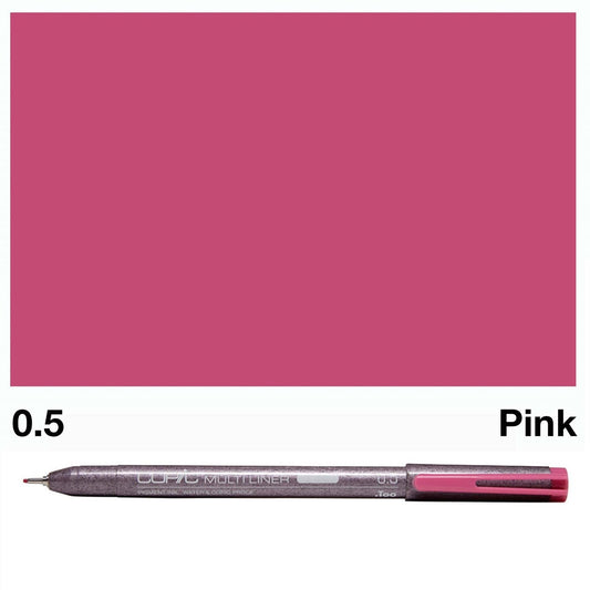 Sakura Pink Copic Multi Liners 0.5mm - theartshop.com.au