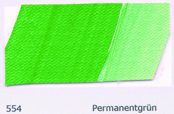 Schmincke Akademie Acryl Color 250ml 554 Permanent Green - theartshop.com.au
