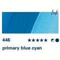 Schmincke Akademie Acryl Color Ink 50ml Primary Blue Cyan - theartshop.com.au