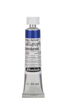 Schmincke Calligraphy Gouache 20ml 430 Ultramarine Deep Blue - theartshop.com.au