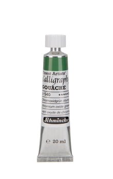 Schmincke Calligraphy Gouache 20ml 540 Chromium Oxide Green - theartshop.com.au