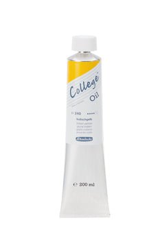 Schmincke College Oil 200ml 240 Indian Yellow - theartshop.com.au