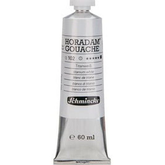 Schmincke Horadam Gouache 60ml Titanium White - theartshop.com.au
