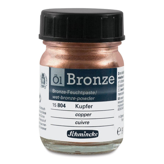 Schmincke Oil Bronze Pigment 50ml 804 Copper - theartshop.com.au