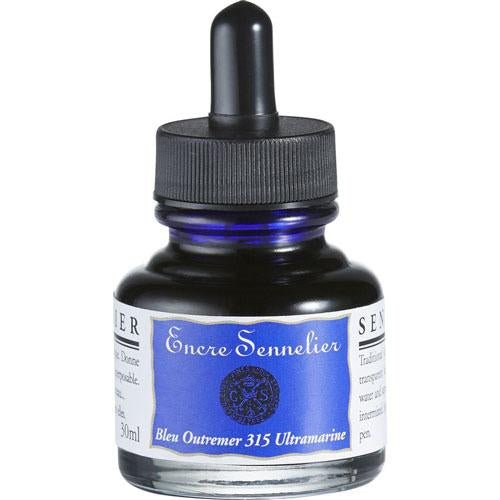 Sennelier Encre Drawing Ink 30ml 315 Ultramarine Blue - theartshop.com.au