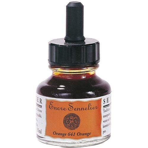 Sennelier Encre Drawing Ink 30ml 641 Orange - theartshop.com.au