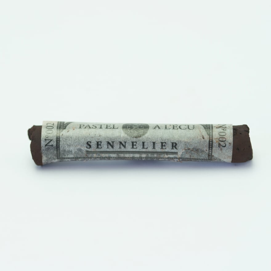 Sennelier Soft Pastel Black Brown 002 - theartshop.com.au