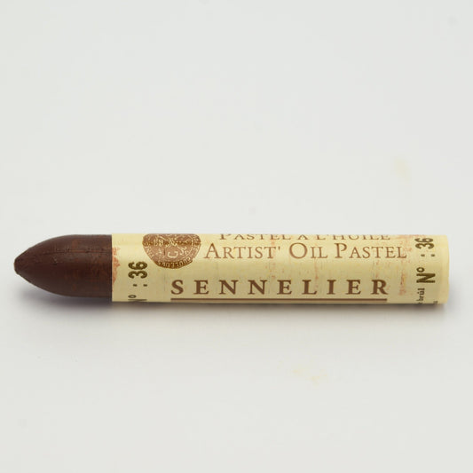 Sennelier Standard Oil Pastel 36 Burnt Sienna - theartshop.com.au