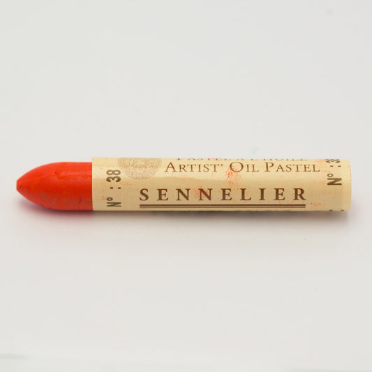 Sennelier Standard Oil Pastel 38 Vermilion - theartshop.com.au