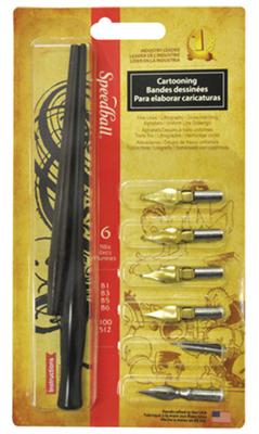 Speedball Cartooning Pen & Nib Set - theartshop.com.au