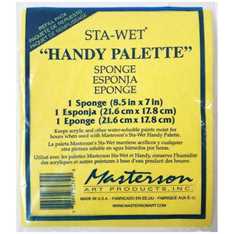 Masterson #857 Sta-Wet Handy Palette 8.5 x 7" Sponge Refill Pkt 1