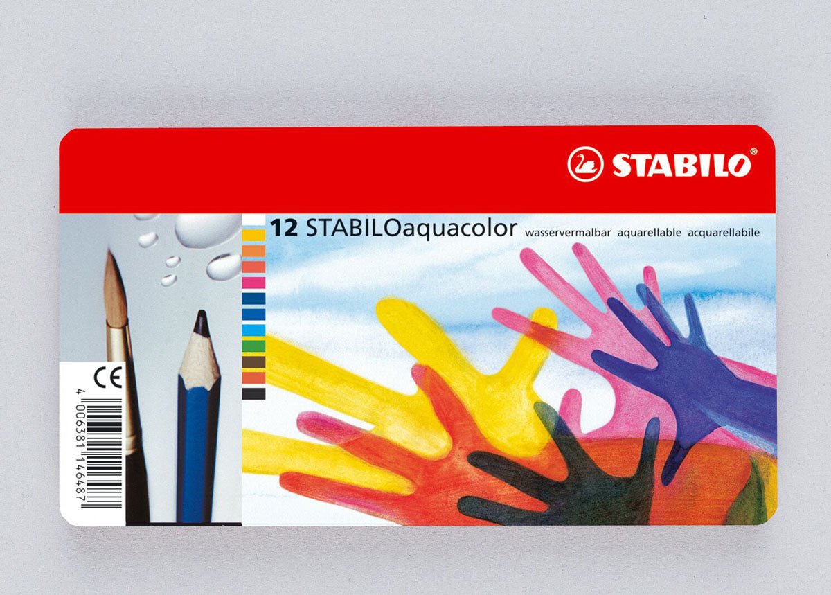 Stabilo Aquacolour Set 12 - theartshop.com.au