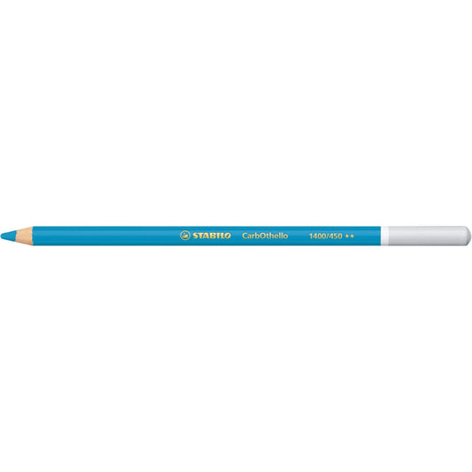 Stabilo CarbOthello Coloured Pastel Pencil 450 Cyan Blue - theartshop.com.au