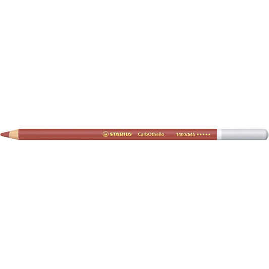 Stabilo CarbOthello Coloured Pastel Pencil 645 Caput Mortuum Red - theartshop.com.au