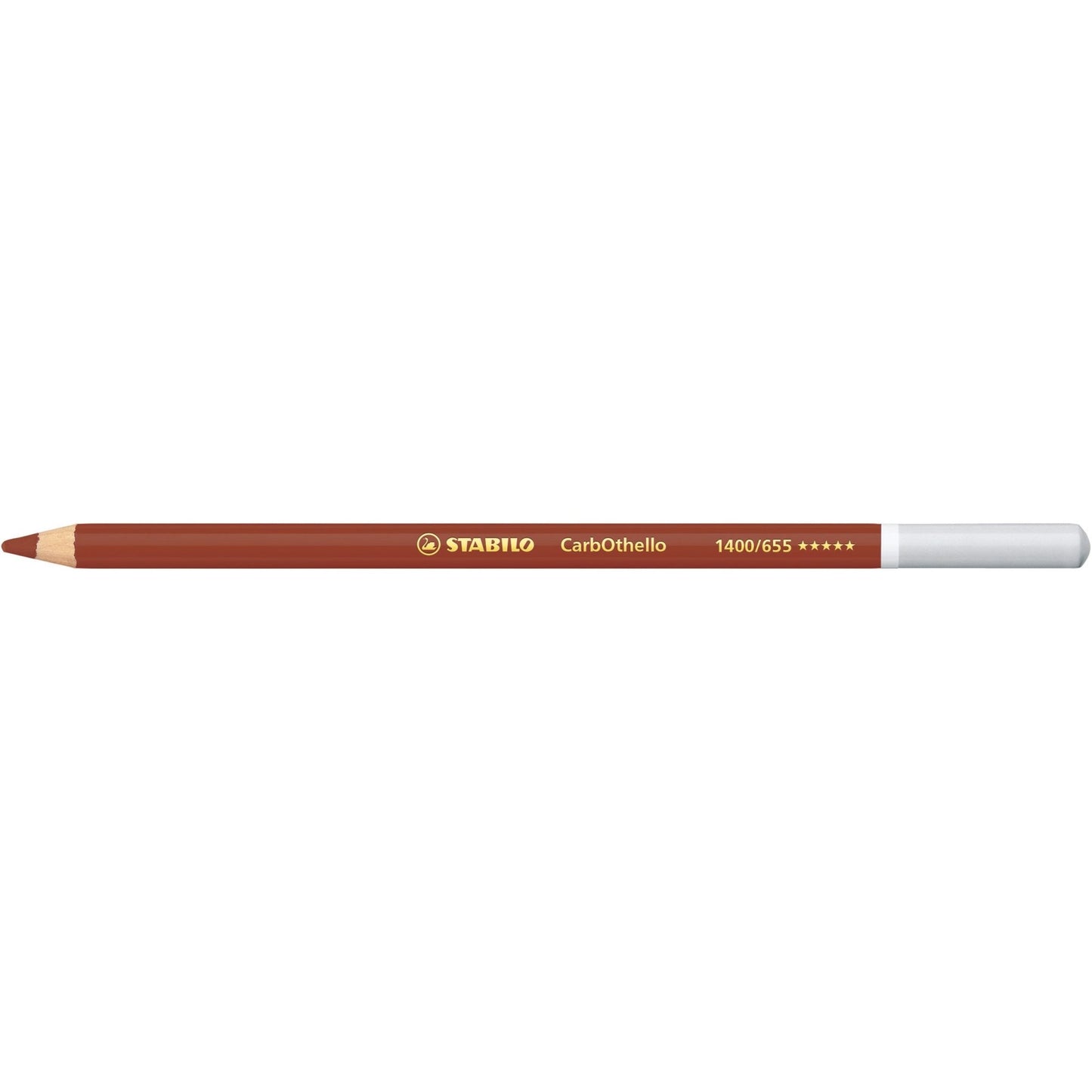 Stabilo CarbOthello Coloured Pastel Pencil 655 English Deep Red - theartshop.com.au