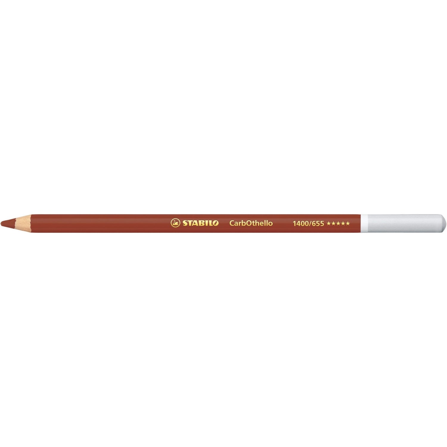 Stabilo CarbOthello Coloured Pastel Pencil 655 English Deep Red - theartshop.com.au