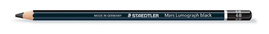 Staedtler Mars Lumograph Black Pencils 6B - theartshop.com.au