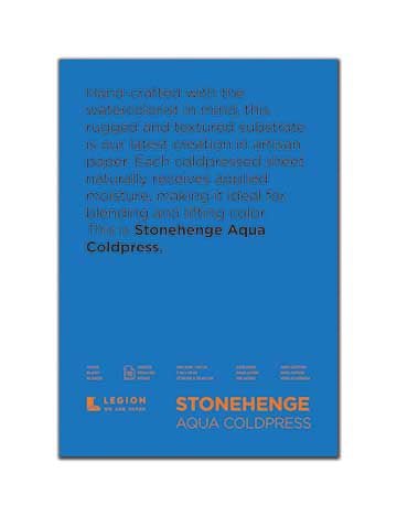 Stonehenge Aqua Block 300gsm 7 x 10" Cold Pressed - theartshop.com.au