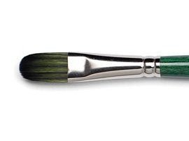 Tintoretto Series 378 Emerald Synthetic Filbert Size 0 - theartshop.com.au
