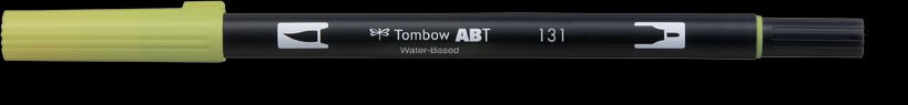 Tombow Dual Brush Pen 131 Lemon Lime - theartshop.com.au