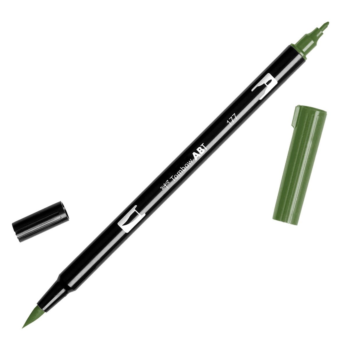 Tombow Dual Brush Pen 177 Dark Jade - theartshop.com.au