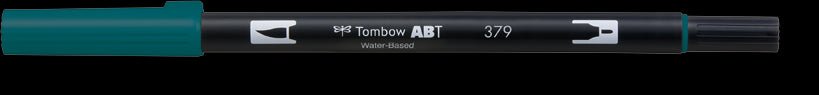 Tombow Dual Brush Pen 379 Jade Green - theartshop.com.au
