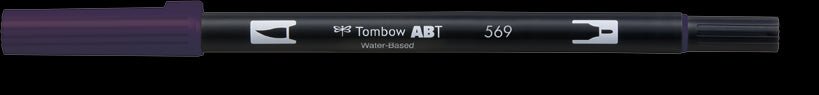 Tombow Dual Brush Pen 569 Jet Blue - theartshop.com.au