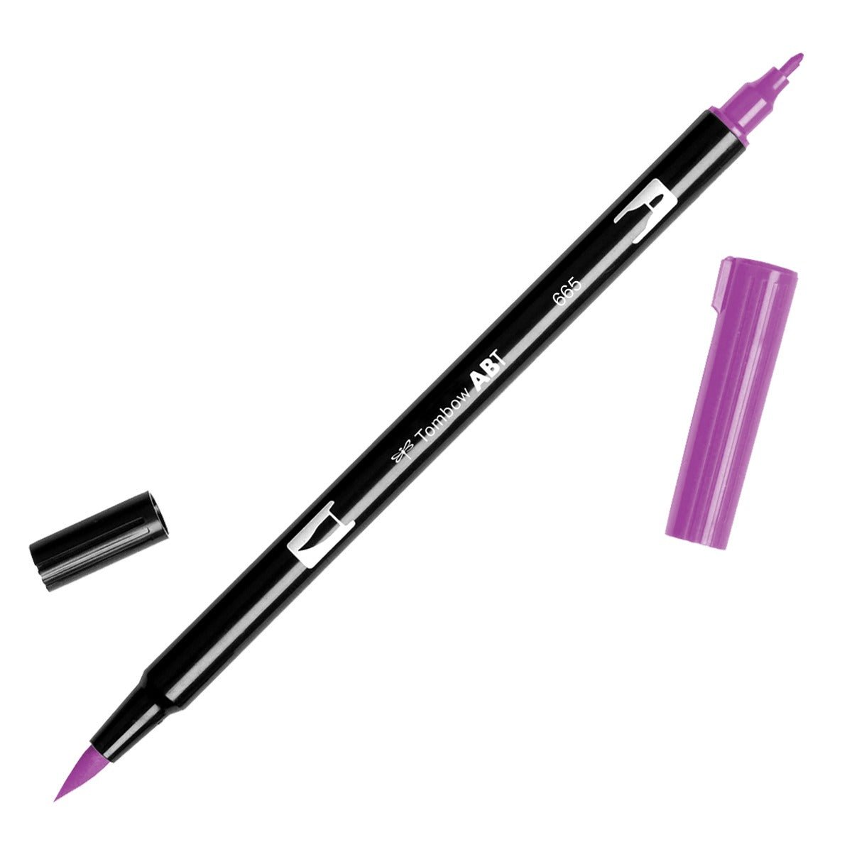 Tombow Dual Brush Pen 665 Purple - theartshop.com.au