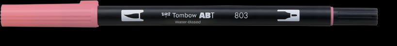 Tombow Dual Brush Pen 803 Pink Punch - theartshop.com.au