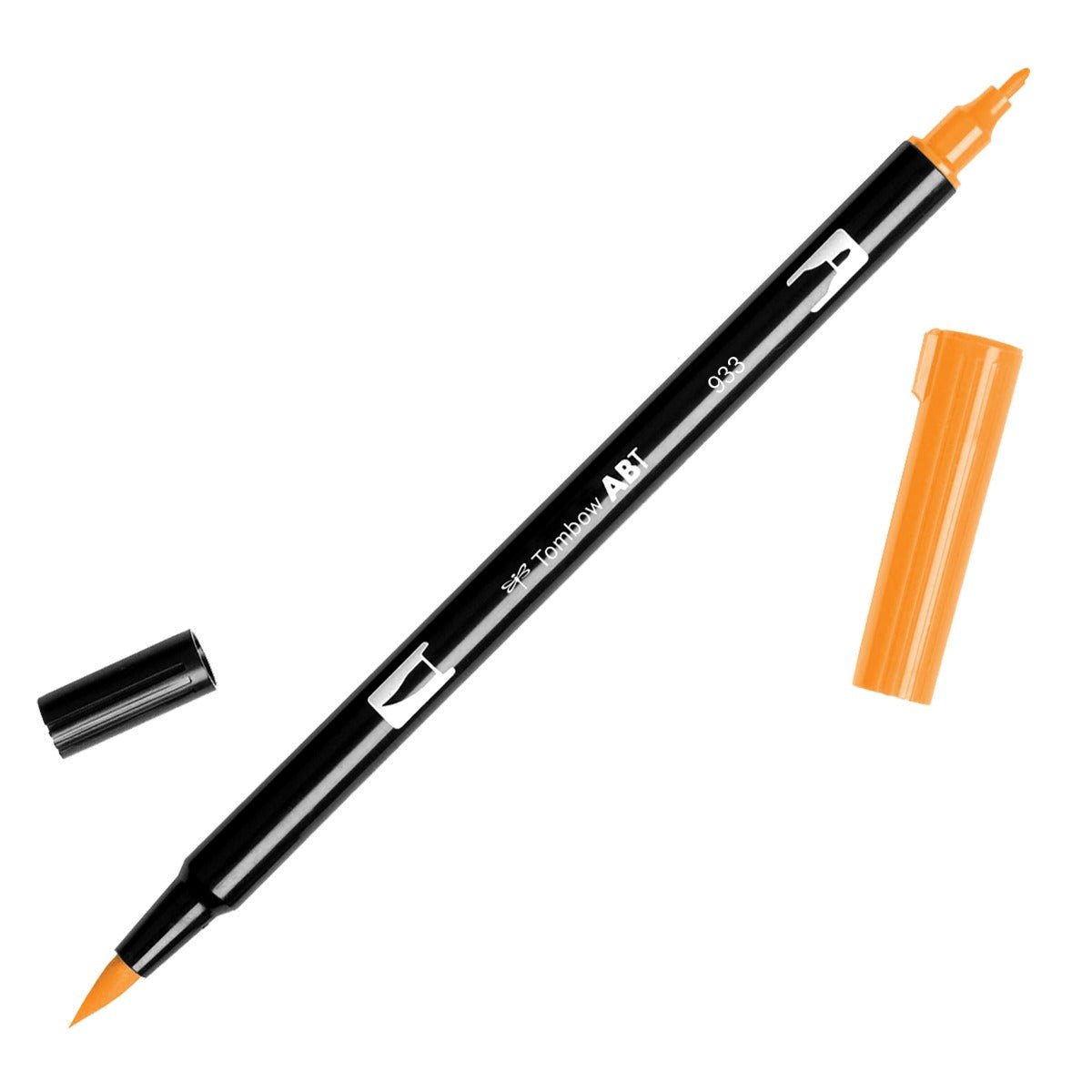 Tombow Dual Brush Pen 933 Orange - theartshop.com.au