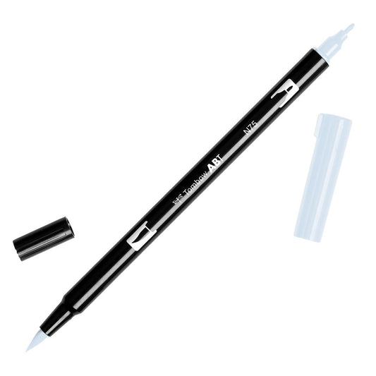 Tombow Dual Brush Pen N75 Cool Gray 3 - theartshop.com.au