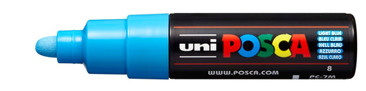 Uni Posca PC-7M Bold 4.5 - 5.5mm Light Blue - theartshop.com.au