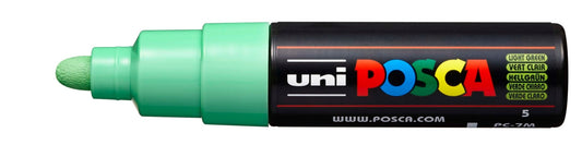 Uni Posca PC-7M Bold 4.5 - 5.5mm Light Green - theartshop.com.au