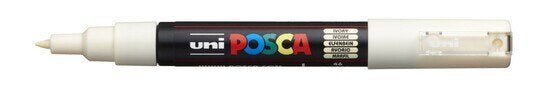 Uni Posca PC1M Extra Fine 0.7mm Tip Ivory - theartshop.com.au