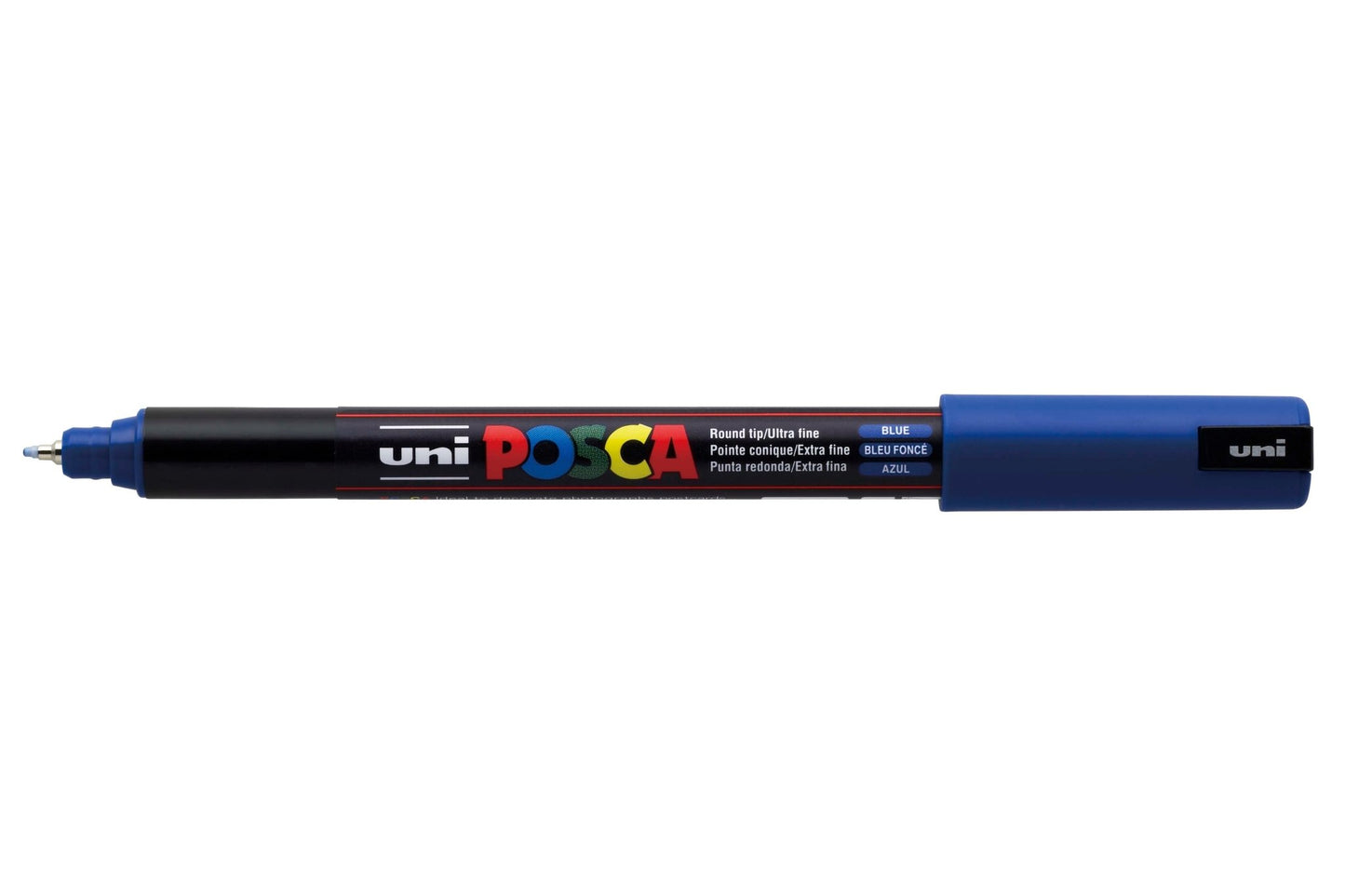 Uni Posca PC1MR Ultra Fine Tip 0.7mm Blue - theartshop.com.au