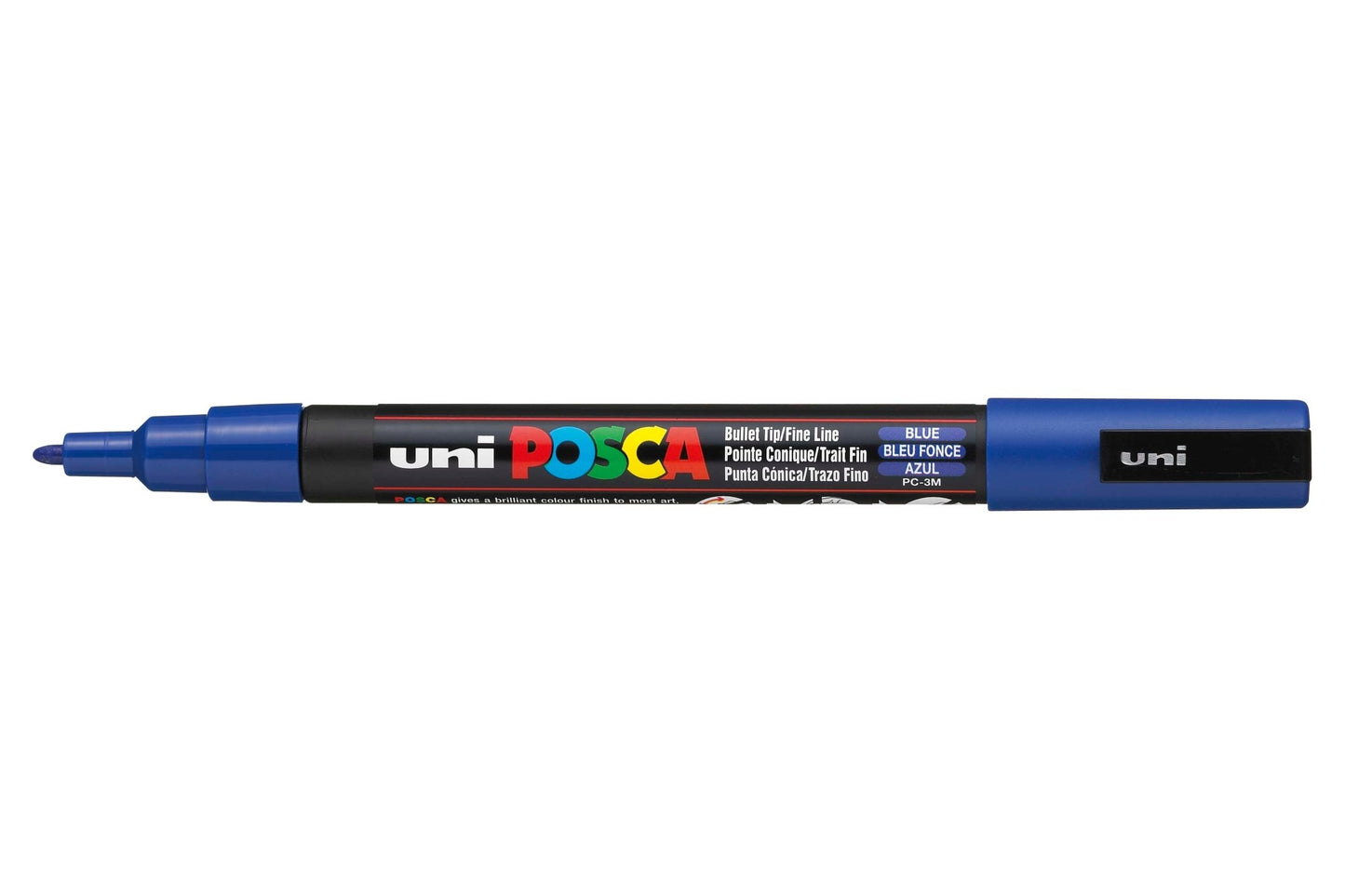 Uni Posca PC3M Bullet Tip 1.3mm Blue - theartshop.com.au
