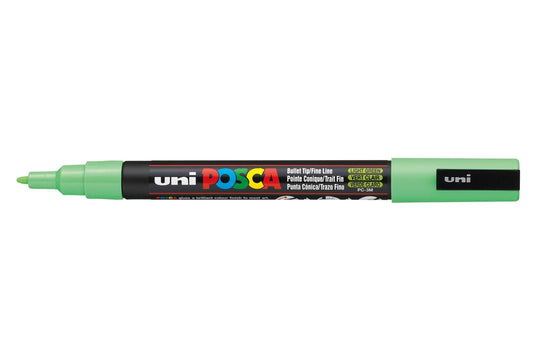 Uni Posca PC3M Bullet Tip 1.3mm Light Green - theartshop.com.au