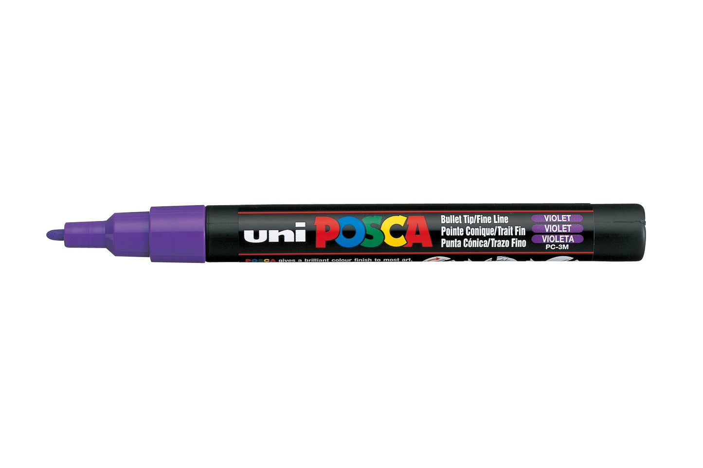 Uni Posca PC3M Bullet Tip 1.3mm Violet - theartshop.com.au