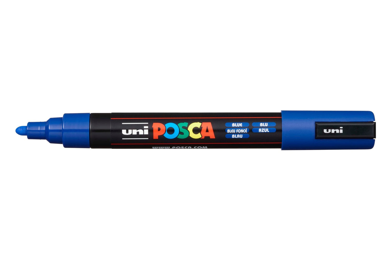 Uni Posca PC5M Bullet Tip 2.5mm Blue - theartshop.com.au