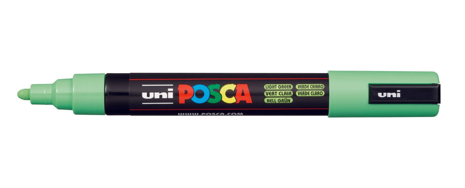 Uni Posca PC5M Bullet Tip 2.5mm Light Green - theartshop.com.au