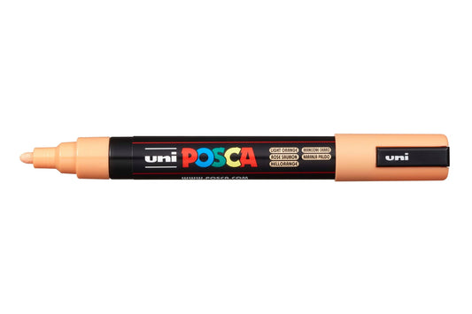 Uni Posca PC5M Bullet Tip 2.5mm Light Orange - theartshop.com.au