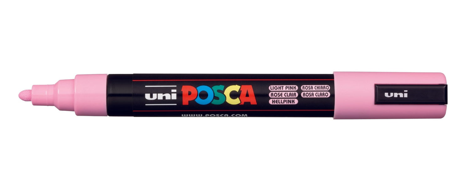 Uni Posca PC5M Bullet Tip 2.5mm Light Pink - theartshop.com.au