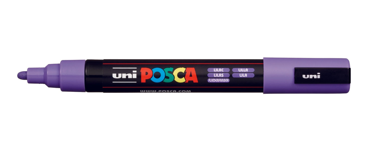 Uni Posca PC5M Bullet Tip 2.5mm Lilac - theartshop.com.au