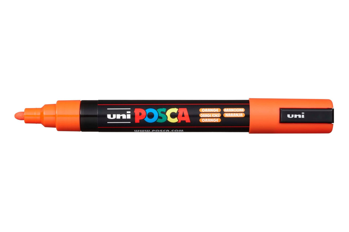 Uni Posca PC5M Bullet Tip 2.5mm Orange - theartshop.com.au