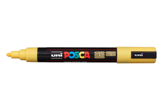 Uni Posca PC5M Bullet Tip 2.5mm Straw Yellow - theartshop.com.au