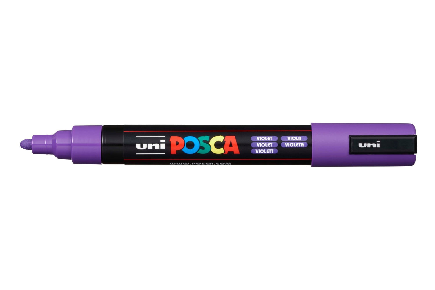 Uni Posca PC5M Bullet Tip 2.5mm Violet - theartshop.com.au