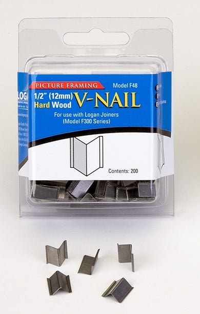 V Nail Hard Wood 12mm 1/2" Box 200 F48 - theartshop.com.au