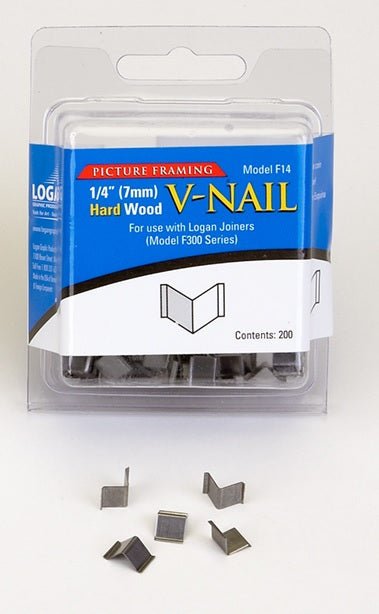 V Nail Hard Wood 7mm 1/4" Box 200 F14 - theartshop.com.au